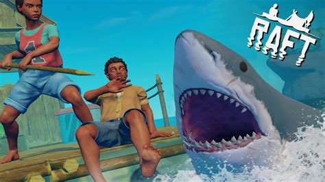 Raft: ¡Un viaje épico por mares infestados de tiburones!